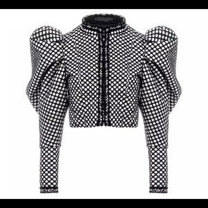 Puff sleeve jacket